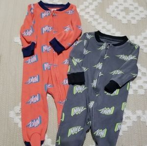 Nike baby boys sleeper set size 6m